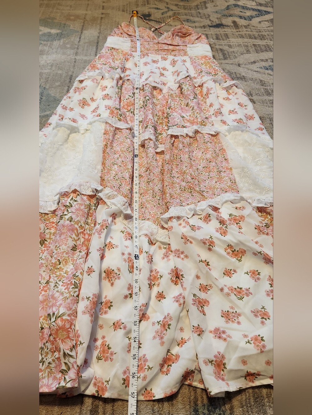 Altar'D State Adernlia Dress. Pink/Peach. Size XL. NWT - Picture 7 of 7